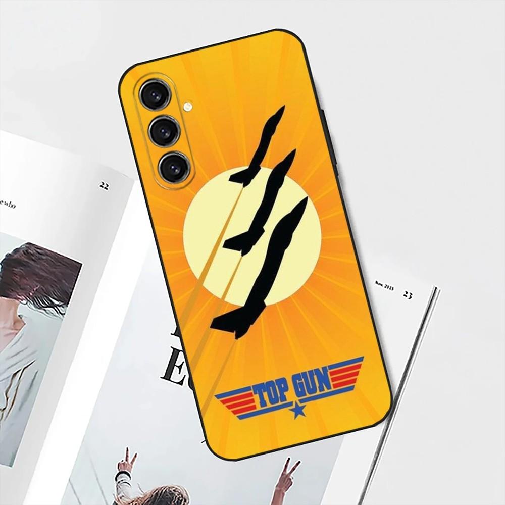 T-Top Gun M-Maverick Phone Case For Samsung S25,S24,S21,S22,S23,S30,Ultra,S20,Plus,Fe,Lite,Note,10 Black Soft Shell