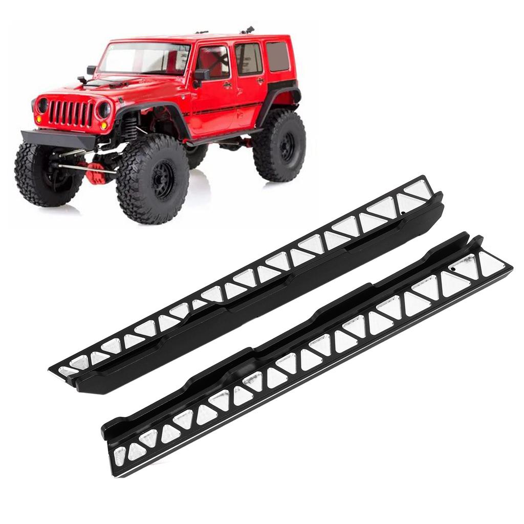 RC Car Rock Sliders High Simulation Aluminium Alloy Professional Metal Side Pedal Step for   SCX6 1Celsius6   10.4in