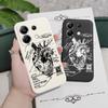 Schets Hart Telefoonhoesje Voor Xiaomi Poco X6 F6 M6 M5 M5S F5 X5 F4 X4 M4 F3 M3 X3 Pro 4G 5G GT Siliconen Cover