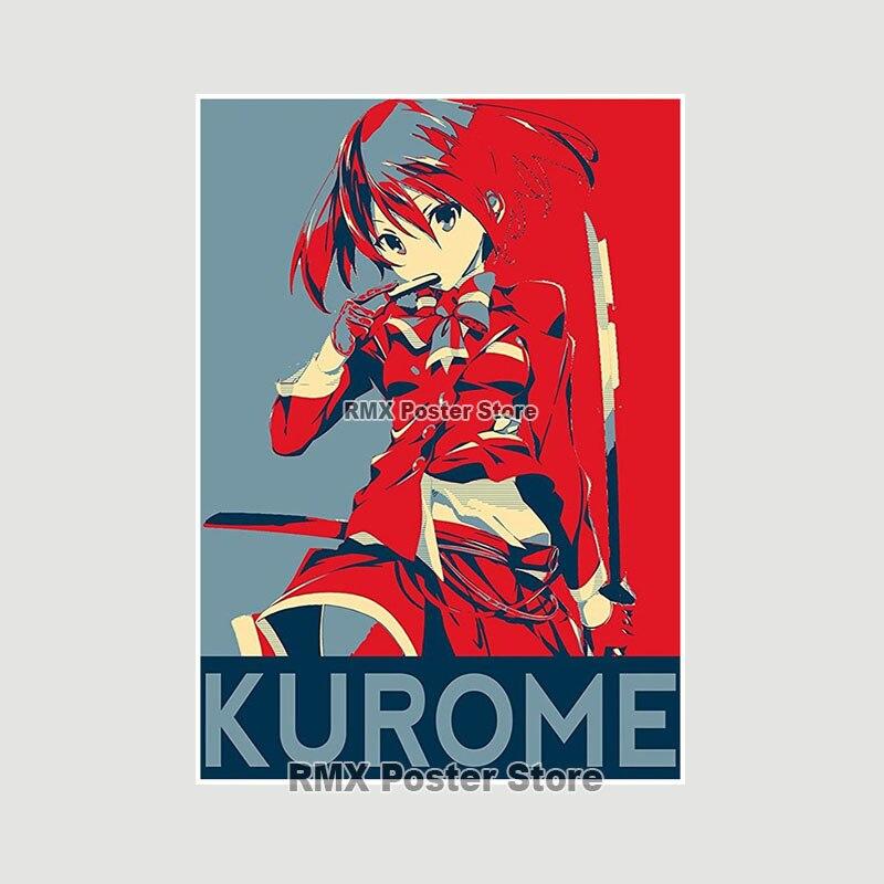 Akame Ga Kill Anime Posters and Prints Wall Art Decoration White