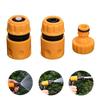 2 Set Quick Tap Water Connector Adapter Fast Coupling Adaptor Drip Tape 3/4" 1/2" Barbed Irrigation Hose Connector Garden Tools