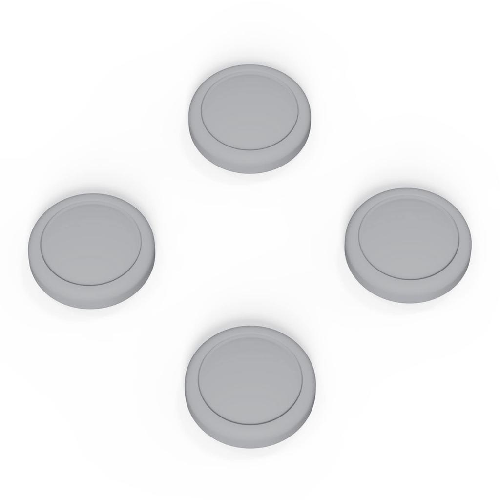 eXtremeRate PlayVital Cute Switch Thumb Grip Joystick Caps for Switch and Silicone Analog Covers for Regular Gray Caps, Switch, Lite, OLED, Joy-Con