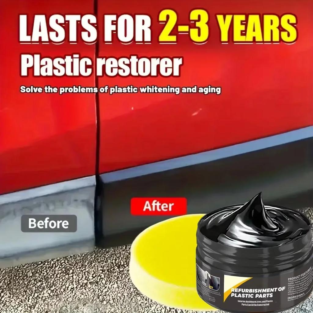 Car Interior Repair Paste Interior and Exterior Plastic Polishing Wax Scratch Repair Also Suitable for Tires