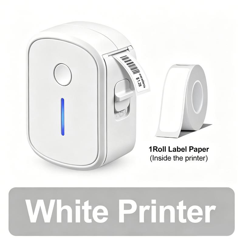 Compact Bluetooth Thermal Sticker Printer Portable Mini Label Maker Machine For Office Home Labeling