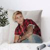 Sale JJustin B Bieber Cushion Cover Eco Linen Pillow Case DoubleSided Print Breathable Durable Zipper Home Decor Gift