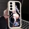 Handyhülle für Samsung Galaxy S26 S25 Ultra S24 FE Genshin Impact Kamisato Ayaka Hülle S23 Plus S22 + S21 S20 5G Weiches Silikon F