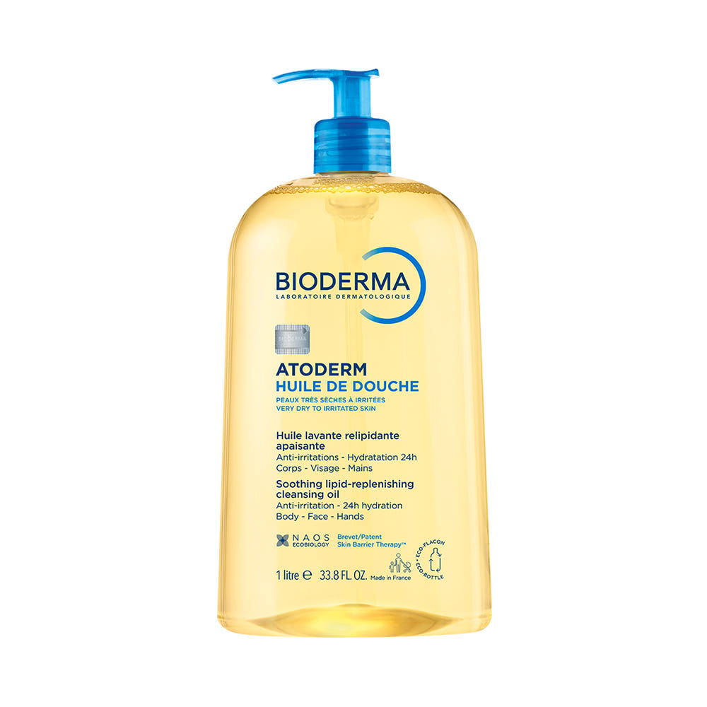 [Bioderma] Atoderm Huile de Douche 1000ml (Oil Cleanser/Large Volume)
