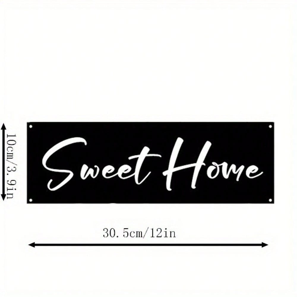 

Personalized Metal Family Sign Custom Outdoor Decorative Plaque Garden Gift TY0581-12" Wide