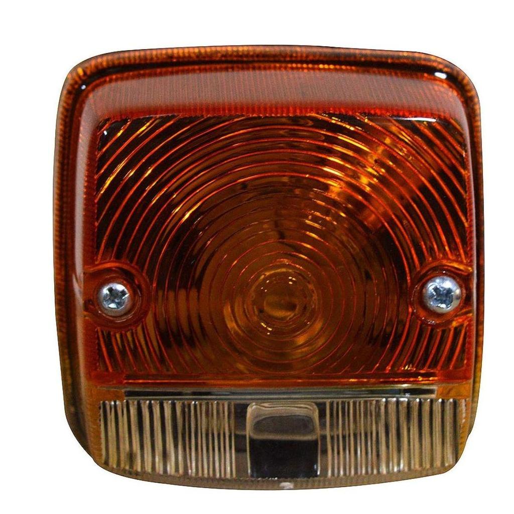 Side Indicator & Parking Lamp Set with 12V Bulbs Compatible with Case IH, David Brown, Ford, Fiat, John Deere & Universal Tractors