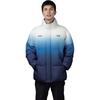 Li Ning Blue Gradient Zipper Table Tennis Down Jacket Unisex Outerwear AYMV531-2