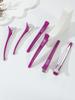 6 Pieces/set of Non Bent Hair Clips Hair Clippers Crocodile Hair Clips Hair Salon Styling Tools Hair Accessories