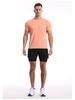 Men's Quick-Dry Sports T-Shirt: Solid Color, Breathable, Short Sleeve for Running & Fitness