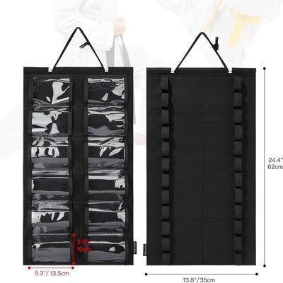 New Portable Karate Belt Display Stand Lightweight with Hanging Medal Sticks Storage Rack Felt Hanging Bag Storage Bag Gift