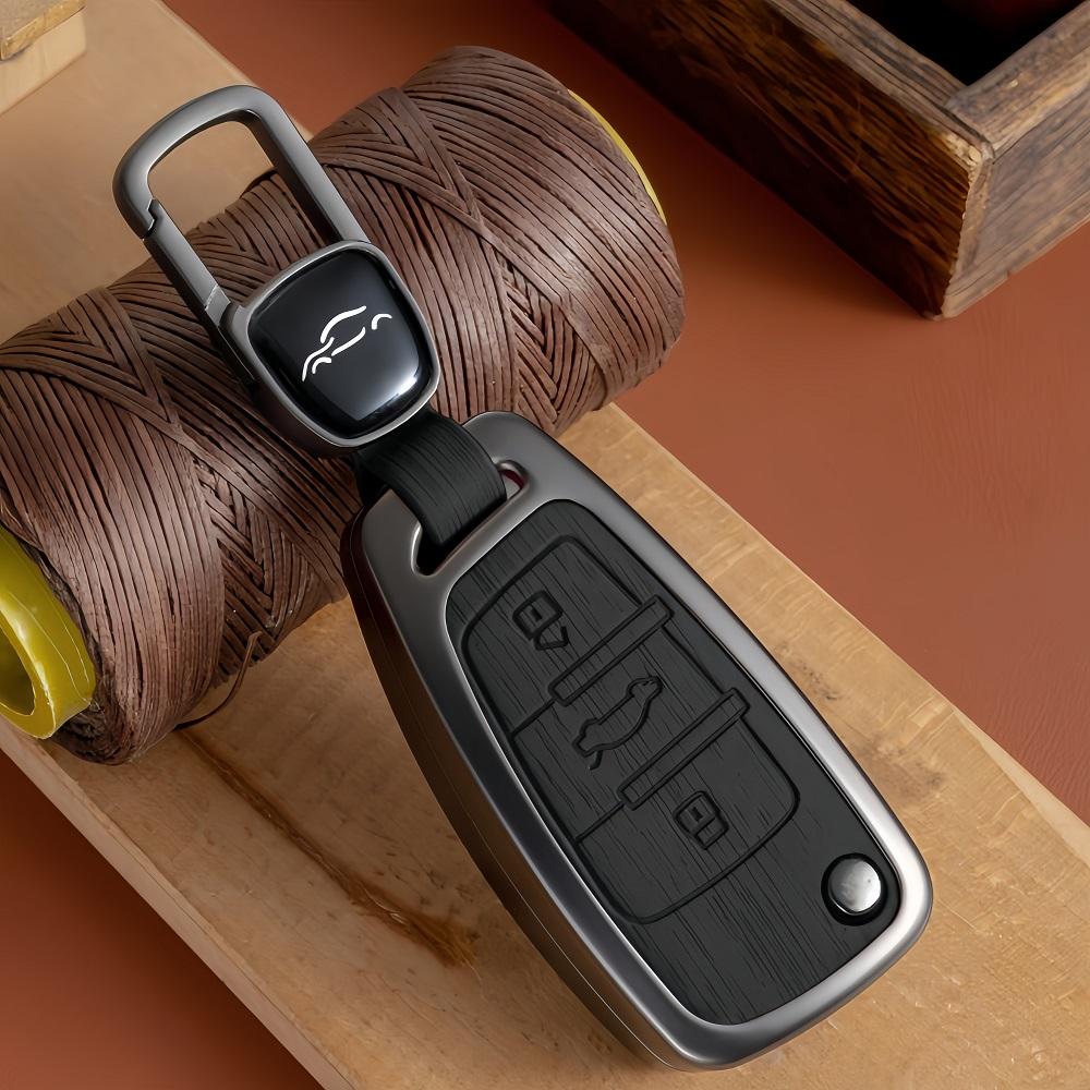 

Роскошный металлический складной чехол для автомобильного ключа для A3 8L 8P A4 B6 B7 B8 A6 C5 C6 4F RS3 Q3 Q7 TT 8L 8V S3 Key Fob Shell Accessories