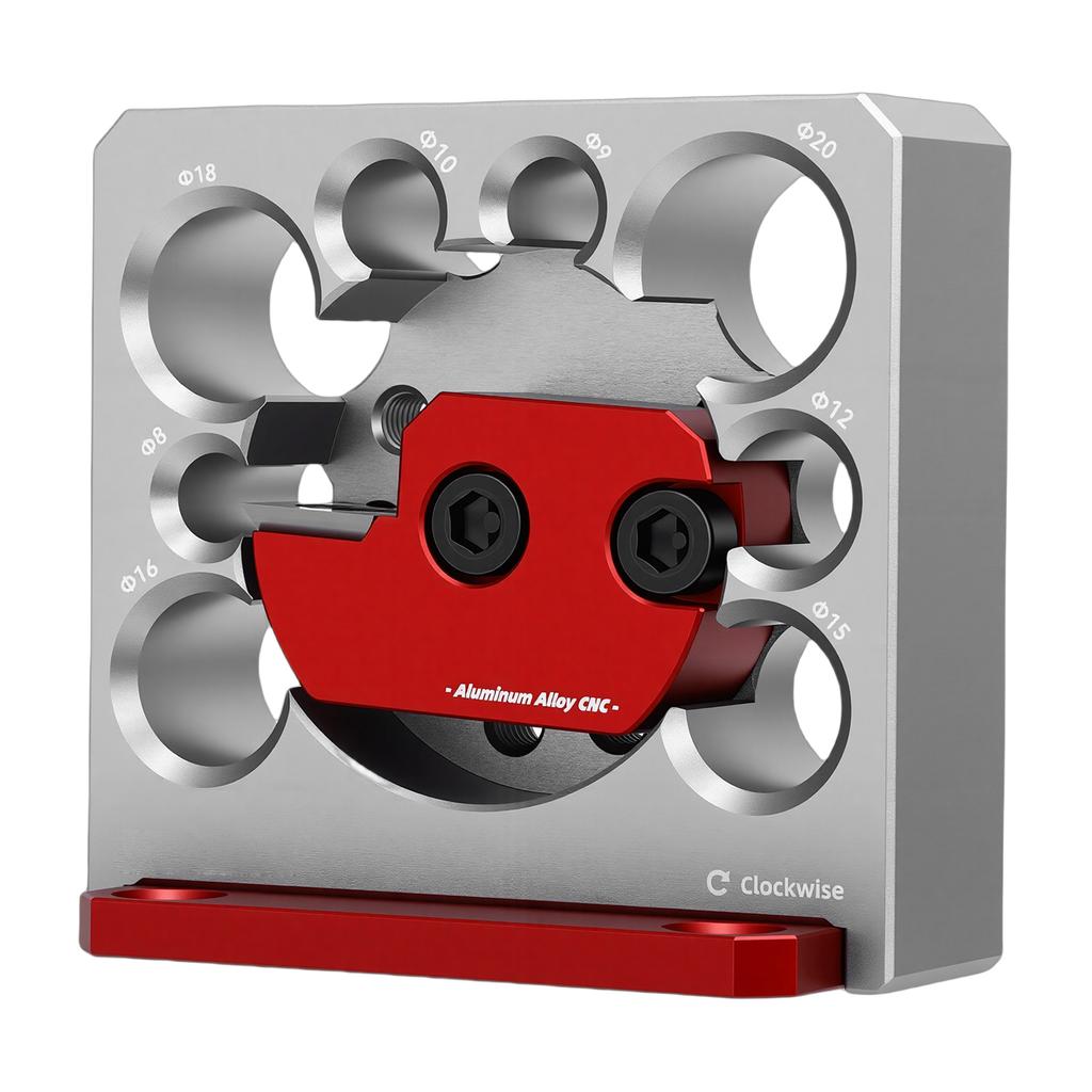 Dowel Maker Jig Kit Metric Adjustable Electric Drill Milling Cylindrical Woodworking Round Rod Auxiliary Tool 8 Holes 8