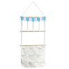 Durable Wooden Hair Bowknot Storage Rack Featuring Fabric Hook For Organizing Headbands Clips And Hair Accessories