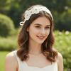 Solid Color Knitted Flower Hair Band Headwrap Hair Scarf Hair Accessories Knitting Headband  Women