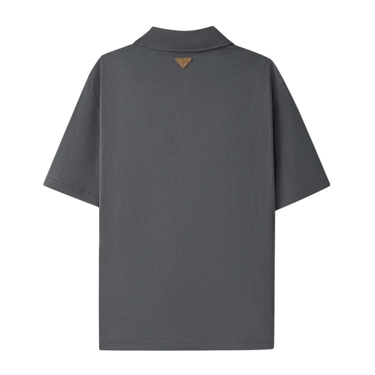Skechers Solid Color Knitted Simple Versatile Short Sleeve Polo Shirt Men tops L226M003-013P