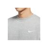 Nike Embroidered Logo Classic Fleece-Lined Sweatshirt Men Tops Grey 916609-063