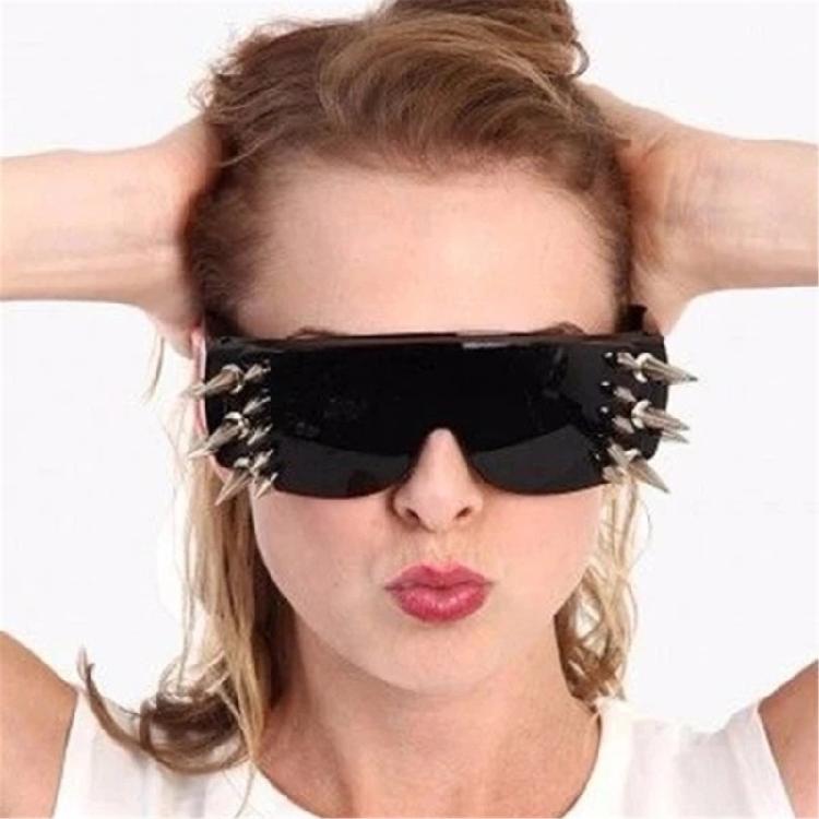 Trendy Spiked Novelty Club Sunglasses Bold Look for Shows, Cosplay, and More Photo Props