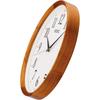 Seiko KX264B Clock Wall Clock, Natural Radio Controlled Brown, Diameter: 320 x 52 mm