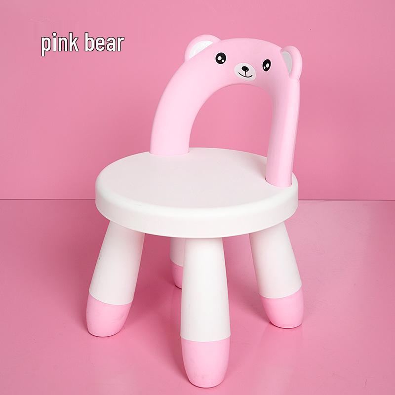 Creative Children's Backrest Low Stool for Reading and Shoe Changing
