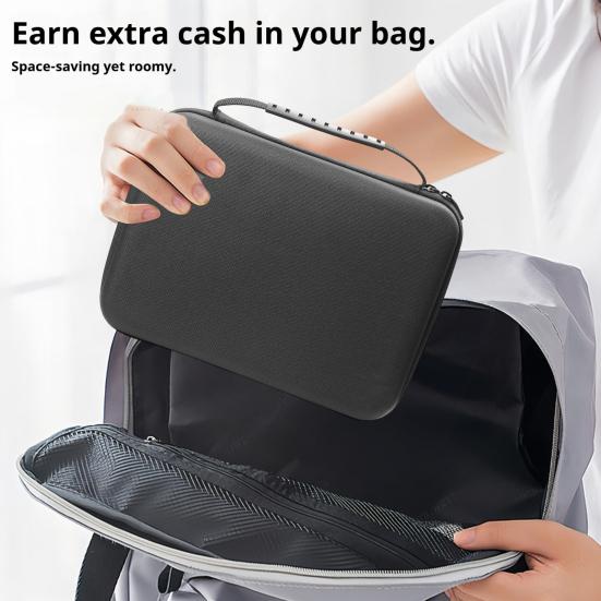 Hair Dryer Protection Bag Water-resistant Carrying Case with Top Handle Hair Dryer Organizer Bag Prevent Dirt Falling Bump for Dyson Hair Dryer