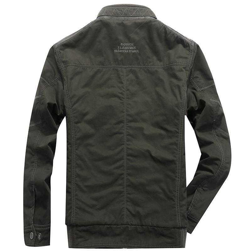 New Autumn and Winter Men's Cotton-padded Jacket Short Fleece Thickened Casual Large-size Coat