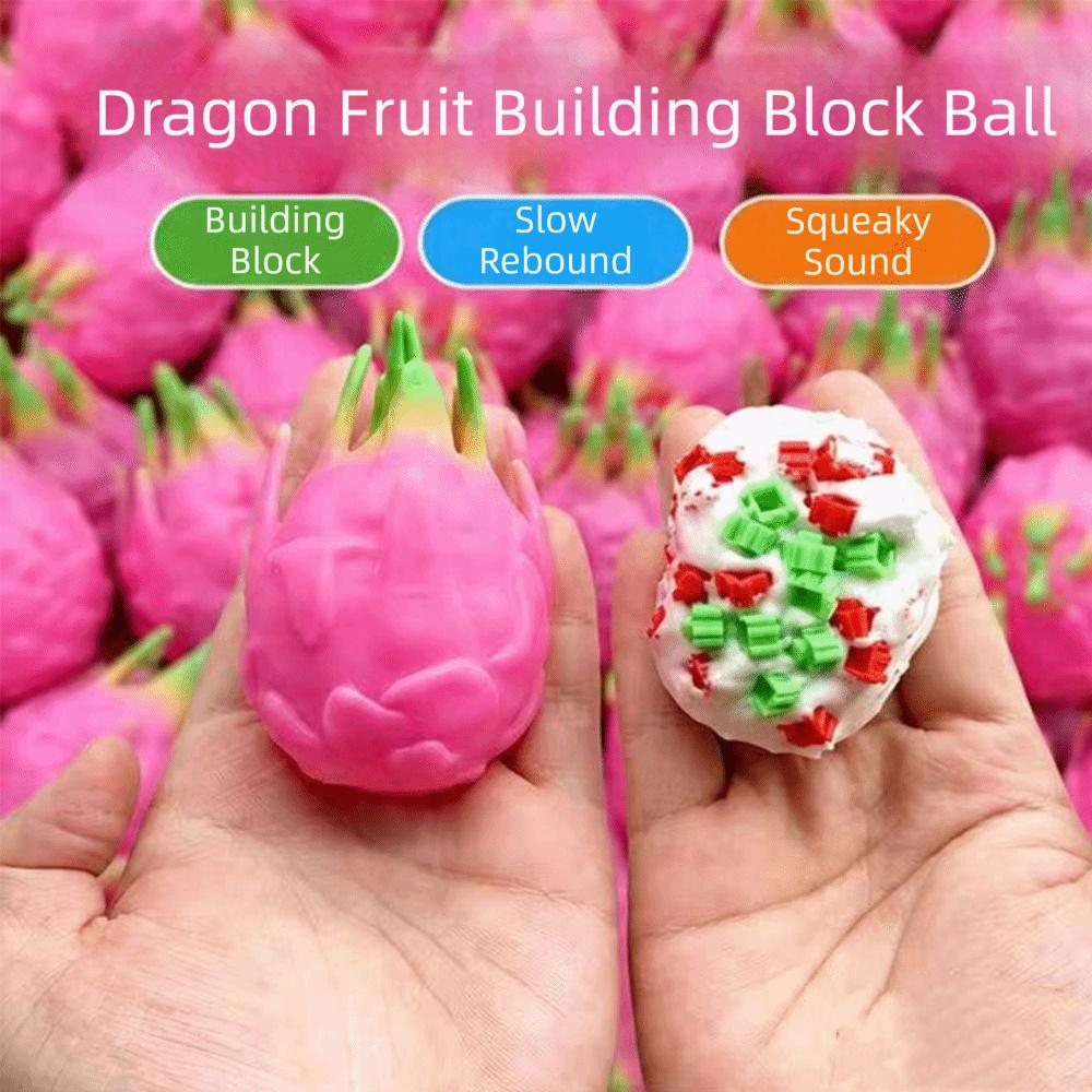 Handmade Crispy Peanut Squishy Shapeable Sensory Fidget Ball Blocks Filled Squishy Adult Kids