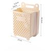 Foldable, Hollow, Breathable, Wall-mountable, No-drill Household Laundry Basket