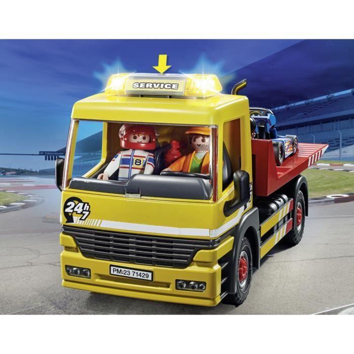PLAYMOBIL 71429 Mașină de remorcare cu quad, City Life, 2 personaje, De la 4 ani