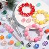 12pcs 20mm Mix Style Acrylic Beads Imitation Pearl Beads Round Spacer Beads For Jewelry Making DIY Crafts Pen Beads Accessories