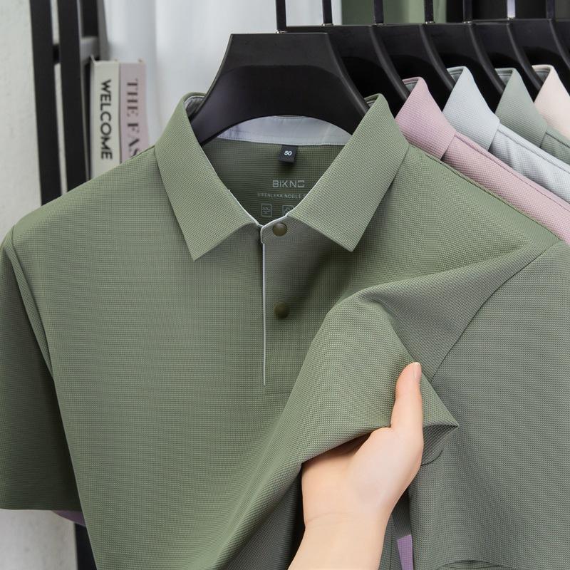 

Мужская футболка-поло с коротким рукавом, лацканом, повседневная, светодиодная, мужская одежда с быстрой сушкой 4XL мятный зеленый