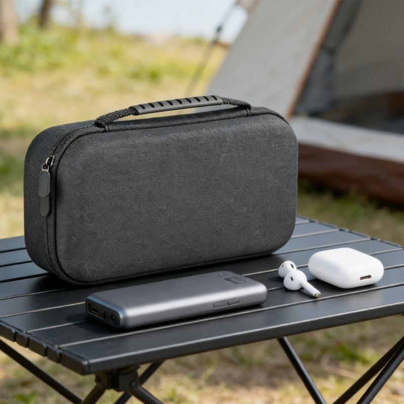 Carrying Case Storage Box with Inner Pocket for ROG X Handheld Game Console Storage Bag Shockproof Travel Pouch