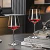 CRISTALGLASS Crystal Glass Red Wine Glass Set Home Use Large Wine Goblets 6 Pieces High-End Large Belly Glasses 425ml