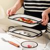 Creative And Cute Smiley Tableware Household Ceramic Tableware Housewarming Gifts Rice Bowl Baking Bowl Vegetable Plate Spoon Combination