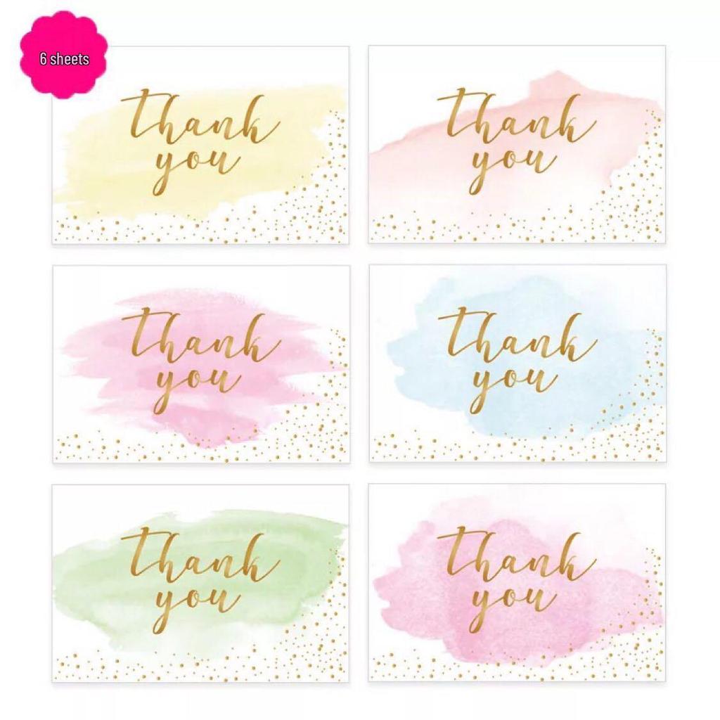 Korean-Style Thank You & Holiday Greeting Card with Free Shipping