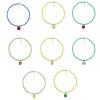 Bead Necklace with Fruit Pendant Adjustable Beaded Neckchain for Women Girl Unique Party Wear Collar Accessories