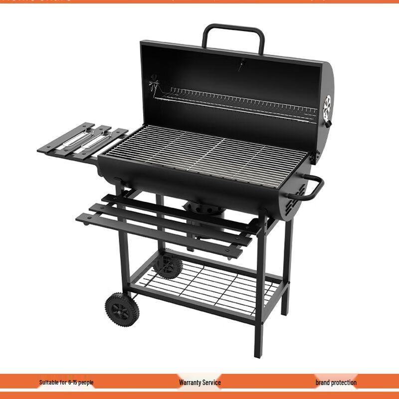 Уличный угольный гриль-барбекю и вертел для виллы