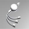 PISEN 3A Retractable Fast Charging Multi-Function One-to-Three Data Cable Gift