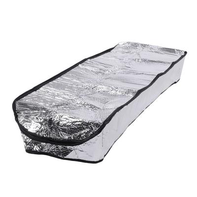 Housse isolante pour grenier avec feuille d'aluminium réfléchissante et couverture à bulles Convient pour ouverture de 25x54x11 pouces Utilisation toutes saisons