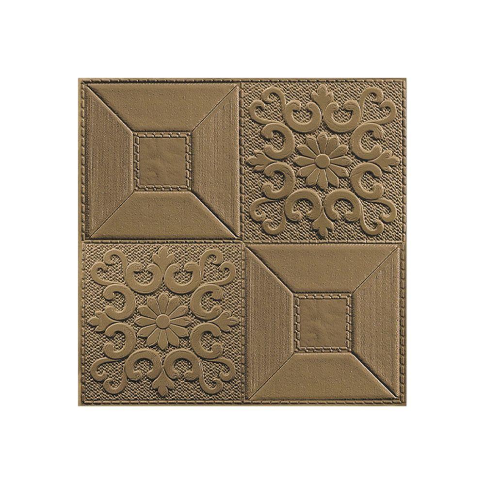 Self-Adhesive Wall Panels Bathroom 3D Foam Self-Adhesive Wallpaper Waterproof Wood Design Kitchen Home Decoration Wall Stickers