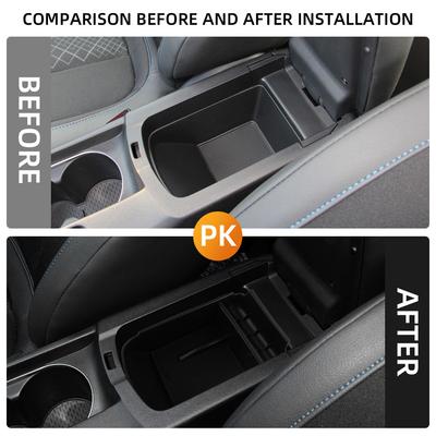 Pro Peugeot 308 2016 2017 2018 2019 Úložný box pod loketní opěrkou Zásobník Držák středové konzole Odkládací deska Organizér Interiérové doplňky