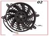 ATV/Motorcycle Off-road Cooling Fan for 150-250CC 