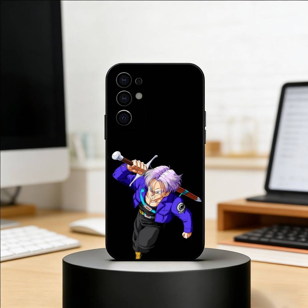 Dragon Ball Trunks Phone Case For Samsung S25,S24,S21,S22,S23,S30,Ultra,S20,Plus,Fe,Lite,Note,10,Black Cover