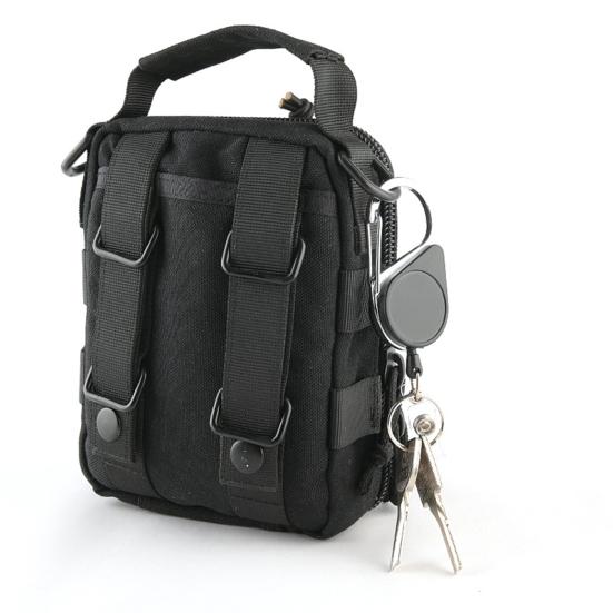 Retractable Keychain Heavy Duty Carabiner Key Chain Lightweight Impact Resistance Tactical ID Badge Reel Key Ring
