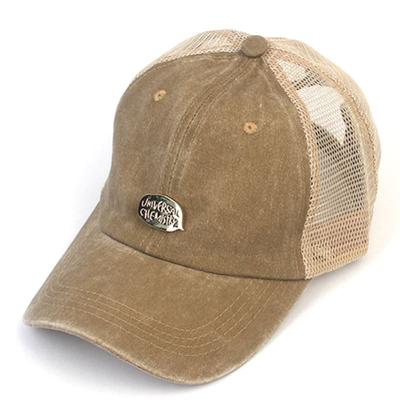 Universelle Chemie Pigment Waschen Beige Netzmütze Netzmütze