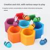 Peak Montessori Wooden Box Toys Educational Puzzle Toddlers Focus Color Sorting
