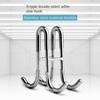 Stainless Steel Shower Door Hooks Multifunctional Bathrobe Hanger Bathroom Hooks  Glass Door Back