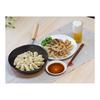 Sugiyama Metal Frying Pan, 23 m, IH/Gas Fire Compatible, Iron, Made in Japan, Craftsmanship, Nano Embossed, Iron but Light, Oil Absorbs Well, KS-3042